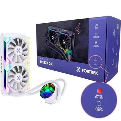 Water Cooler Fortrek Breezy 240 Mm Fan Duplo Branco