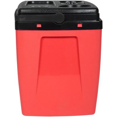 Caixa Térmica 36l Bel Vermelha E Preta Alça Ergonômica