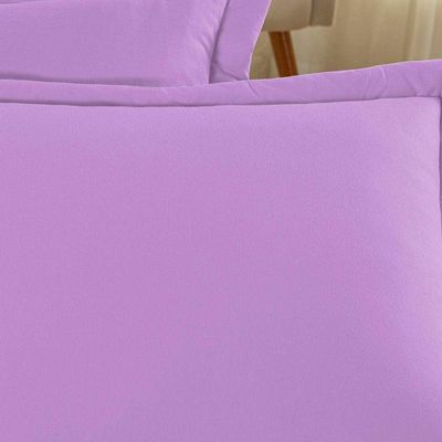 Porta Travesseiro Matelado Nobre 1 Peça Malha 100% Algodão - Lilás