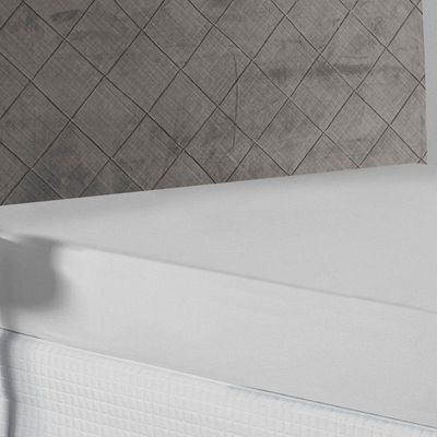 Lençol Com Elástico King Nobre 1 Peça 30cm De Altura Malha 100% Algodão - Branco