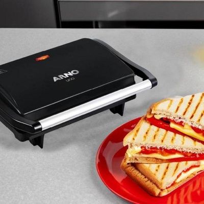 Grill Arno Compact Gpto Preto 127v