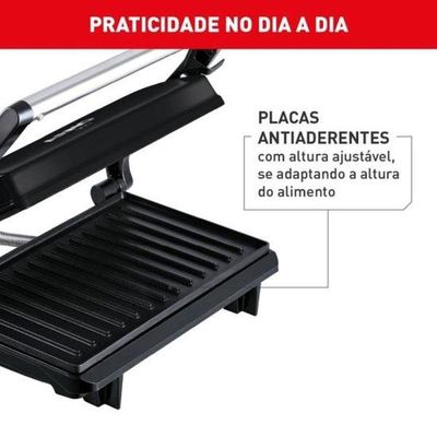 Grill Arno Compact Gpto Preto 127v