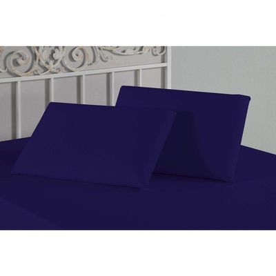 Fronha Nobre 1 Peça 50cm X 70cm Malha 100% Algodão - Roxo