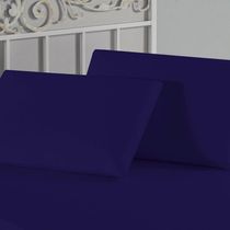 Fronha Nobre 1 Peça 50cm X 70cm Malha 100% Algodão - Roxo