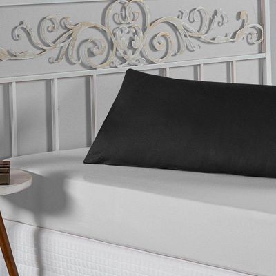 Fronha Xuxão Nobre 1 Peça 1,30m X 40cm Malha 100% Algodão - Preto