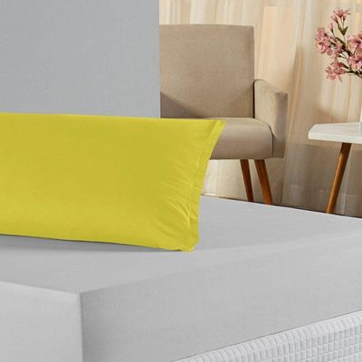 Fronha Xuxão Nobre 1 Peça 1,30m X 40cm Malha 100% Algodão - Amarelo