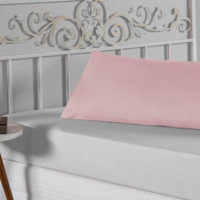 Fronha Xuxão Nobre 1 Peça 1,30m X 40cm Malha 100% Algodão - Rosa