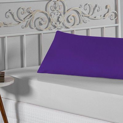 Fronha Xuxão Nobre 1 Peça 1,30m X 40cm Malha 100% Algodão - Roxo