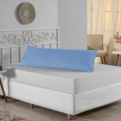 Fronha Xuxão Nobre 1 Peça 1,30m X 40cm Malha 100% Algodão - Azul-bebê