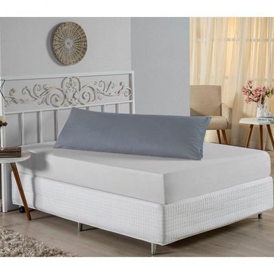 Fronha Xuxão Nobre 1 Peça 1,30m X 40cm Malha 100% Algodão - Cinza
