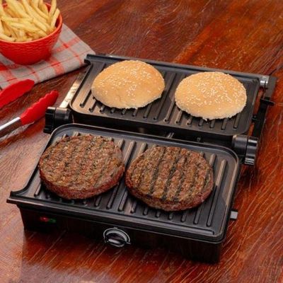 Grill Arno Dual Gnox Inox Com Abertura De 180° 110V