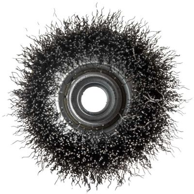 Escova Copo 3'' Rosca M14 12500rpm Aço Inox Ondulado Vonder