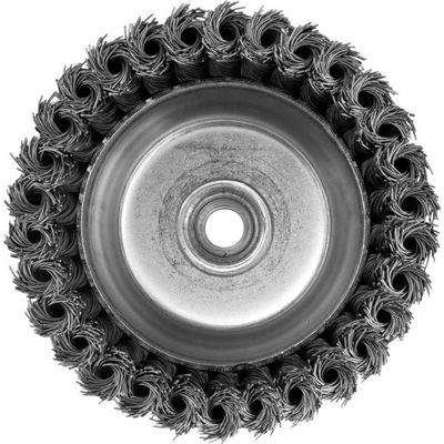 Escova Copo 5'' Rosca M14 6500rpm Aço Carbono Torcido Vonder