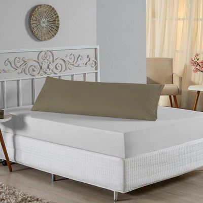 Fronha Xuxão Nobre 1 Peça 1,30m X 40cm Malha 100% Algodão - Avelã