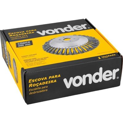 Escova Copo 200mm Vonder Rocadeira 25,4mm 6500/min