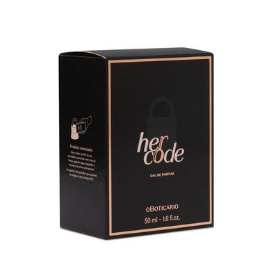 Her Code Eau De Parfum 50ml O Boticário