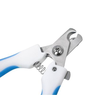 Alicate Pet Tesoura Corte De Unhas Cachorro Gato Com Lixa Azul