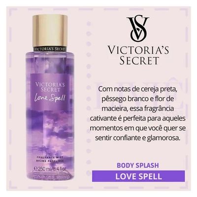Victoria's Secret Love Spell Creme Hidratante 236ml + Body Splash 250ml