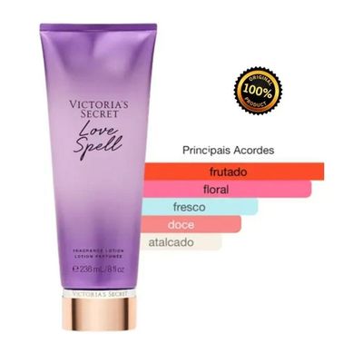 Victoria's Secret Love Spell Creme Hidratante 236ml + Body Splash 250ml