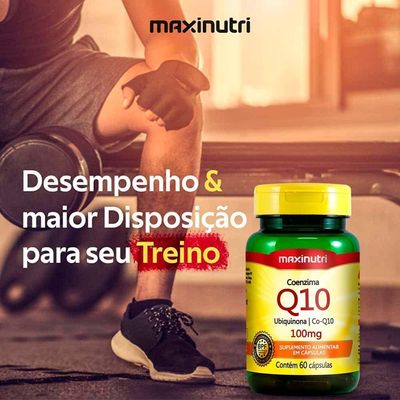 Kit 02 Coenzima Q10 100mg Maxinutri Com 60 Capsulas