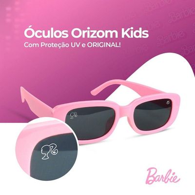 Relogio Digital + Infantil Barbie Rosa + Oculos Sol + Caixa Menina Qualidade Premium Ajustavel Data