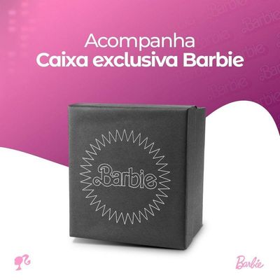 Relogio Digital + Infantil Barbie Rosa + Oculos Sol + Caixa Menina Qualidade Premium Ajustavel Data