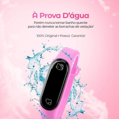 Oculos Sol + Relogio Digital Led Rosa Infantil Original Qualidade Premium Presente Prova Dagua