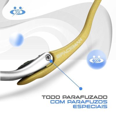 Oculos Sol Mandrake Juliet Lupa Protecao Uv Metal +case Lente Preta Polarizado Original Aste Metal