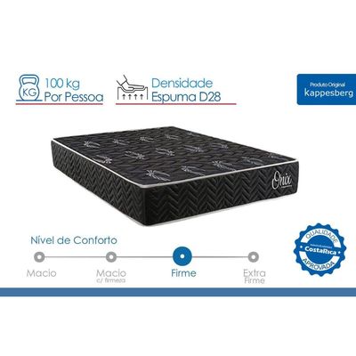 Colchão Casal Anatômico Kappesberg D28 Onix 138x188x26