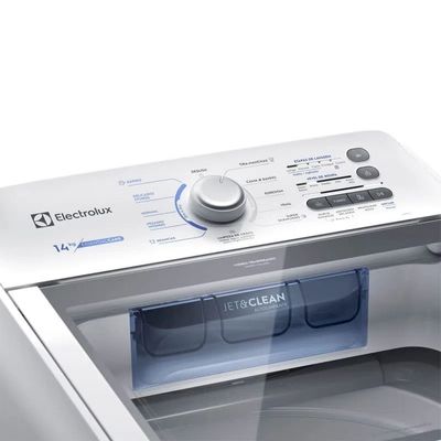 Máquina de Lavar Electrolux 14kg Branca Essential Care com Cesto Inox e Jet&Clean (LED14) 220V
