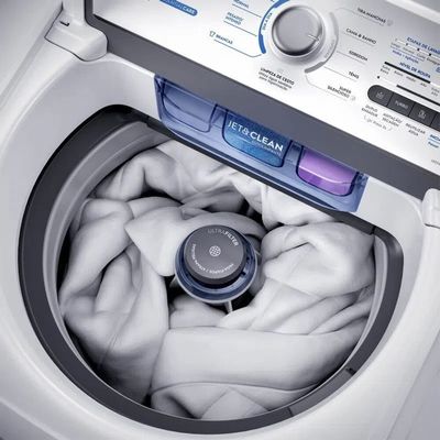 Máquina de Lavar Electrolux 14kg Branca Essential Care com Cesto Inox e Jet&Clean (LED14) 220V