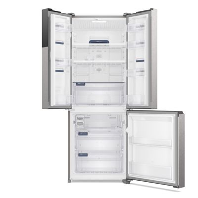 Geladeira Electrolux Frost Free Inverter 480L Efficient AutoSense 3 Portas Inox Look (IM7S) 127V