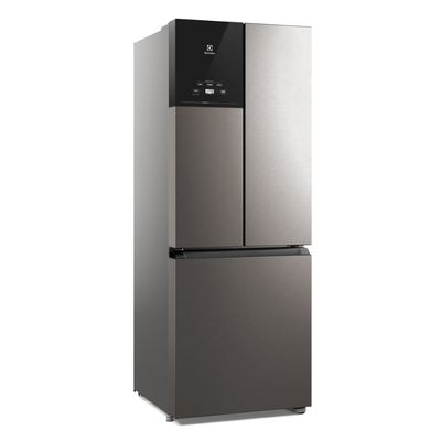 Geladeira Electrolux Frost Free Inverter 480L Efficient AutoSense 3 Portas Inox Look (IM7S) 127V