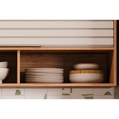 Cozinha Modulada MGM 4 Peças Esplêndida C4P182 Cinamomo/Titanium