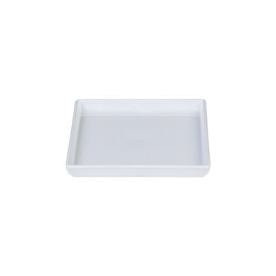 Prato Square Quadrado 13,5x13,5 Branco em Polipropileno