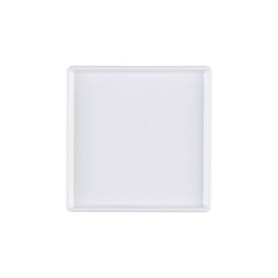 Prato Square Quadrado 13,5x13,5 Branco em Polipropileno