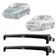 Rack Teto Aluminio Automotive Rack GM Corsa Hatch SDN PRETO