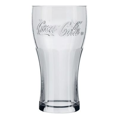Copo Contour Coca Cola Transparente 470ml 12 Unidades - Nadir 7050