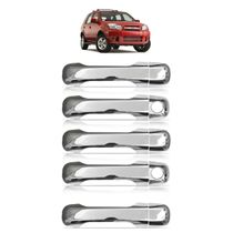 Kit Aplique Cromado Capa Maçanetas + Traseira Ecosport 2008