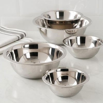 Tigela Inox Pequena 380ml Buffet Cozinha Profissional 4un