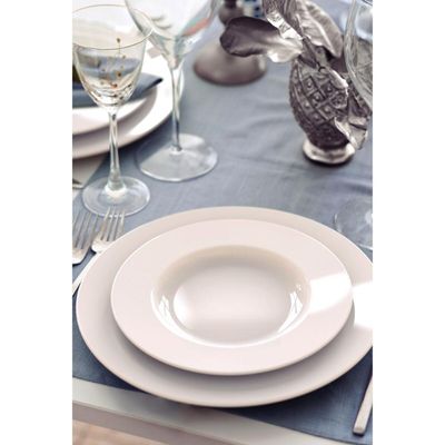 Kit 3 Prato Raso Tramontina Elena HS em Porcelana 28 cm