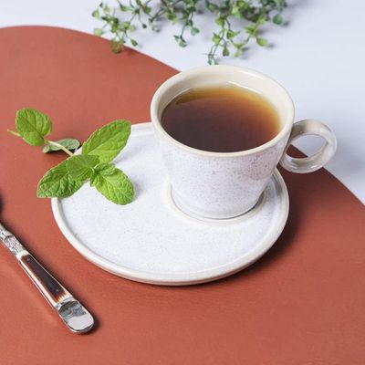 Conjunto de Xícaras de Chá com Pires Porto Brasil Neo Latte 210ml - 6 Peças