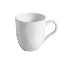 Conjunto de Canecas Porto Brasil Orgânico New White em Stoneware Branca 273 ml - 4 Peças