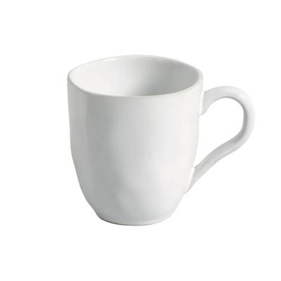 Conjunto de Canecas Porto Brasil Orgânico New White em Stoneware Branca 273 ml - 4 Peças