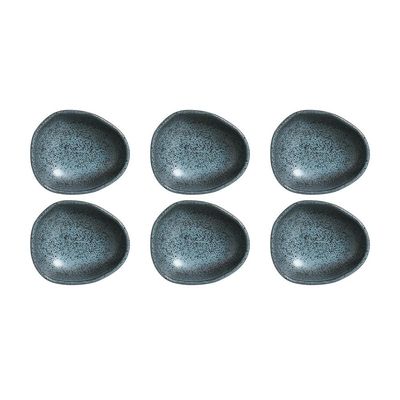 Conjunto de Cumbucas Oval Porto Brasil Orgânico Night Sky 265ml - 6 Peças