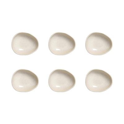Conjunto de Cumbucas Oval Porto Brasil Orgânico Latte 265ml - 6 Peças