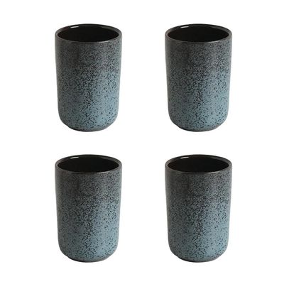 Conjunto de Copos Porto Brasil Neo Stoneware Night Sky 220ml - 4 Peças