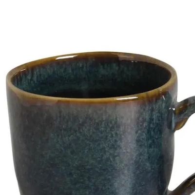 Conjunto de Canecas Porto Brasil Orgânico Oceano em Stoneware Azul 273 ml - 4 Peças