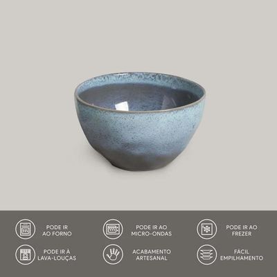 Conjunto de Bowls Orgânicos Breeze Porto Brasil em Stoneware 558ml – 6 Peças