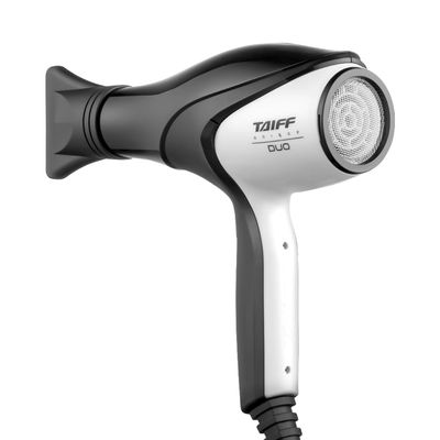 Secador de Cabelo Taiff Unique Duo 2700W Íons Anti-frizz Bivolt Preto e Branco